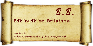 Bányász Brigitta névjegykártya