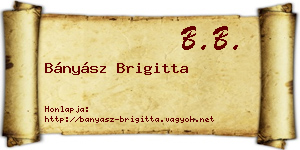 Bányász Brigitta névjegykártya