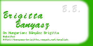 brigitta banyasz business card